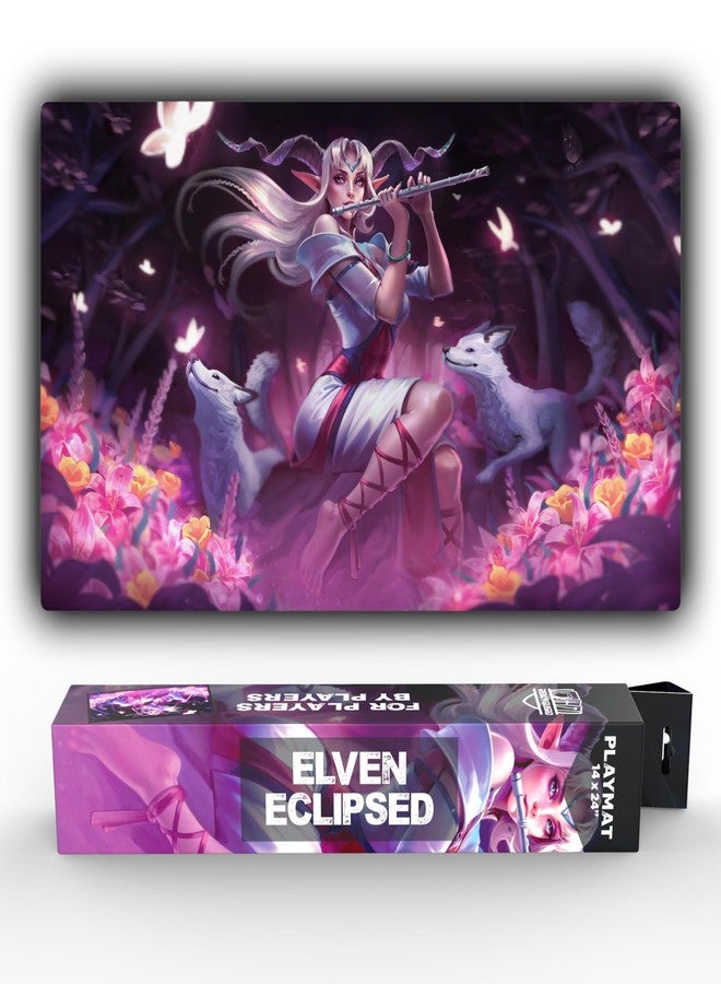 Realm Guard بساط لعب Realm Guard - مقاس 14x24 (للعب الورق/السحر) (Elven Eclipsed) - Image 1